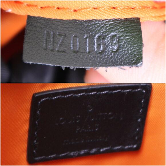 Louis Vuitton Chalk Nano Bucket Bag Monogram Shadow Leather Crossbody A4283 - Picture 2 of 11